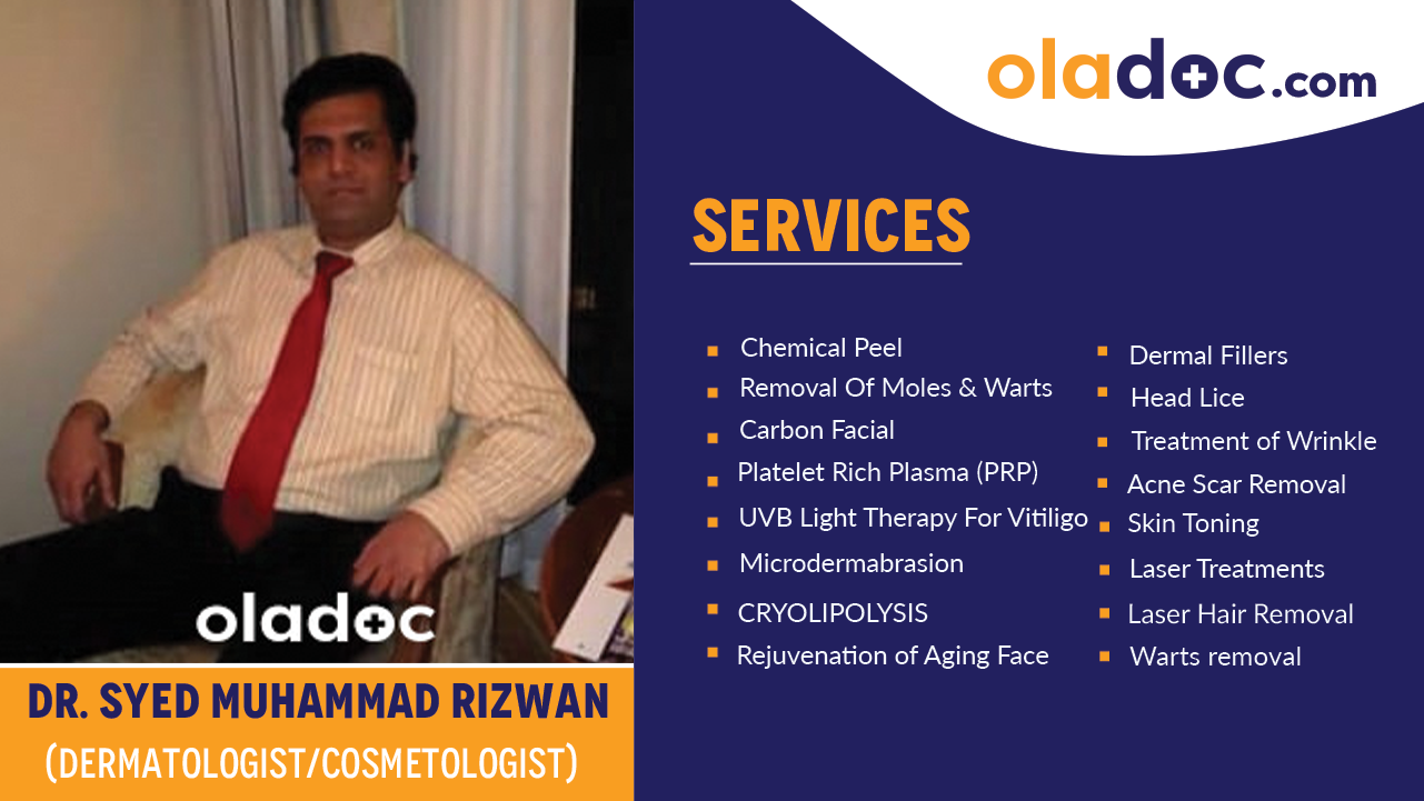 Services provided by Dr. Syed Muhammad Rizwan